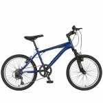 Bicicleta Mtb Velors 2010A roata de 20 7-10 ani albastru/negru