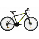Bicicleta Mtb Venture 2621 S negru galben 26 inch
