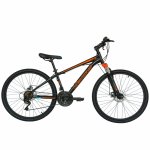 Bicicleta de munte Velors 2610A 26 frana disc 21 viteze negru/portocaliu