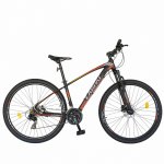Bicicleta hidraulica Mtb-Ht Carpat C2969H 29 aluminiu frane hidraulice disc Shimano 21 viteze gri/rosu