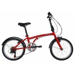 Bicicleta pliabila 20 Velors Advantage V2054B cadru otel culoare rosu/alb