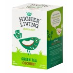 Ceai verde si cocos eco 20 plicuri Higher Living