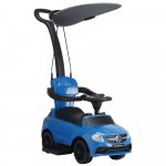 Masinuta copii de impins Chipolino Mercedes AMG GLE 63 Blue cu maner si copertina reglabila, bara de protectie, suport pentru picioare, spatiu de depozitare, volan cu sunete