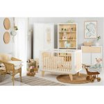 Mobilier camera copii si bebelusi Lydia alb natur