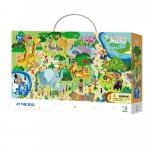 Puzzle Animalute la Zoo 80 piese