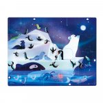 Puzzle surpriza Sub stele 20 de piese Janod J02688