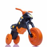 Tricicleta fara pedale Enduro Maxi negru-portocaliu