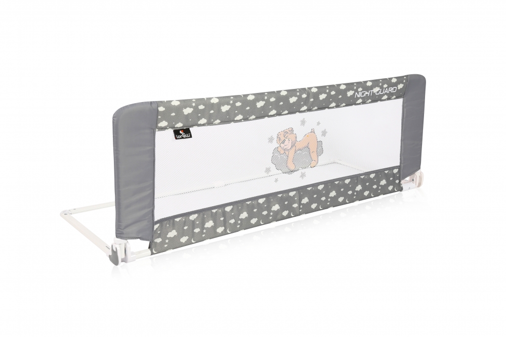 Bariera protectie pat night guard reglabila grey clouds