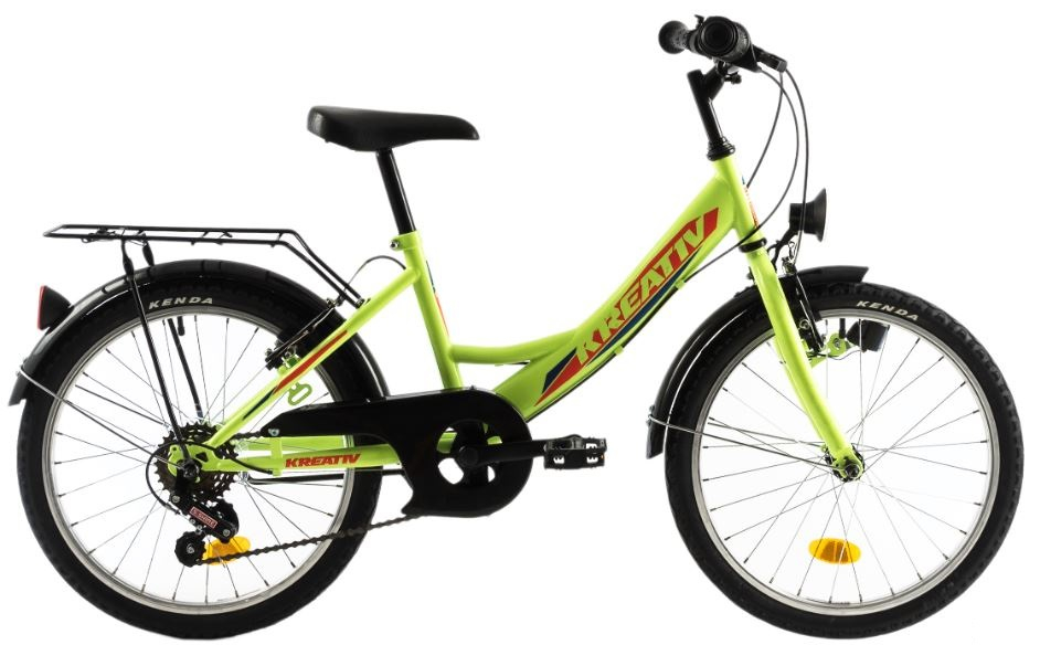 Bicicleta copii Kreativ 2014 verde aprins 20 inch Kreativ imagine noua