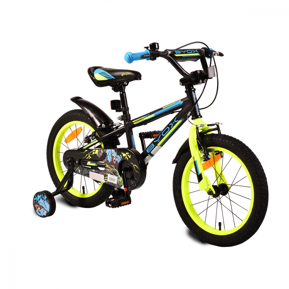 Bicicleta pentru baieti Byox Monster Black 16 inch baieti) Biciclete Copii