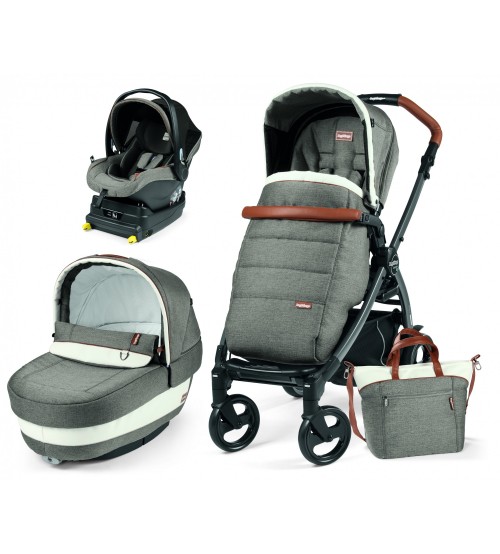 Carucior 3 in 1 book 51 baza i-size inclusa polo elite peg perego