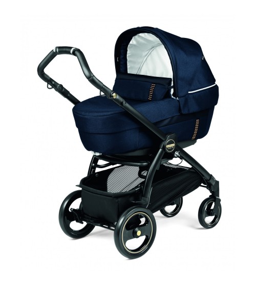 Carucior 3 in 1 Peg Perego Book 51 Black and Gold Rock Navy - 2