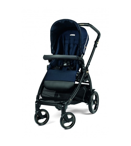 Carucior 3 in 1 Peg Perego Book 51 Black and Gold Rock Navy - 3