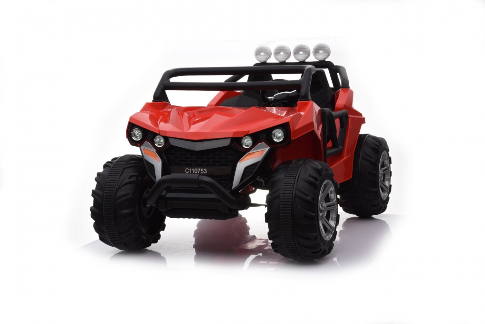 Masinuta electrica cu 2 locuri si suspensii jeep nichiduta red