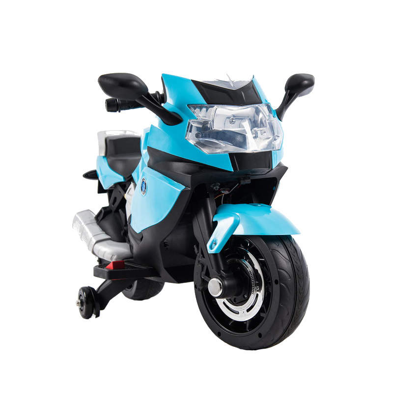 Motocicleta electrica cu scaun de piele Nichiduta Racing Blue Blue imagine 2022 protejamcopilaria.ro