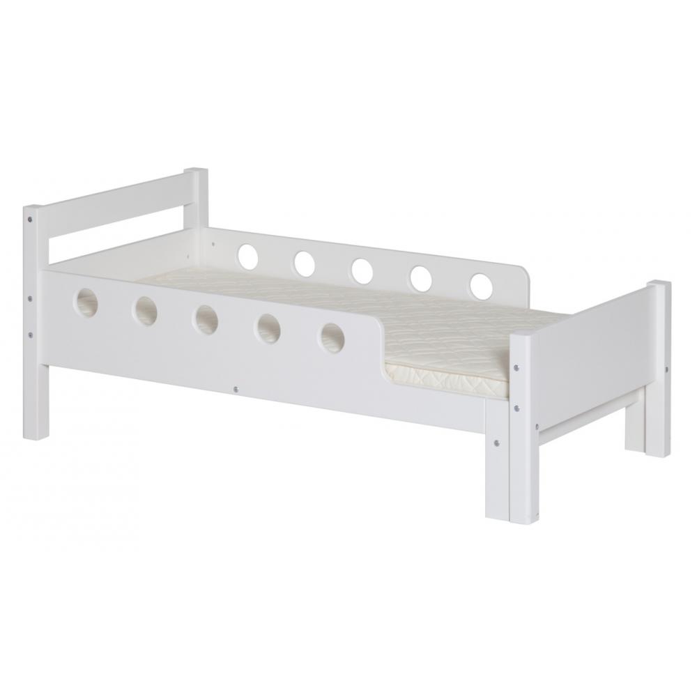 Pat junior cu functie de extindere flexa white