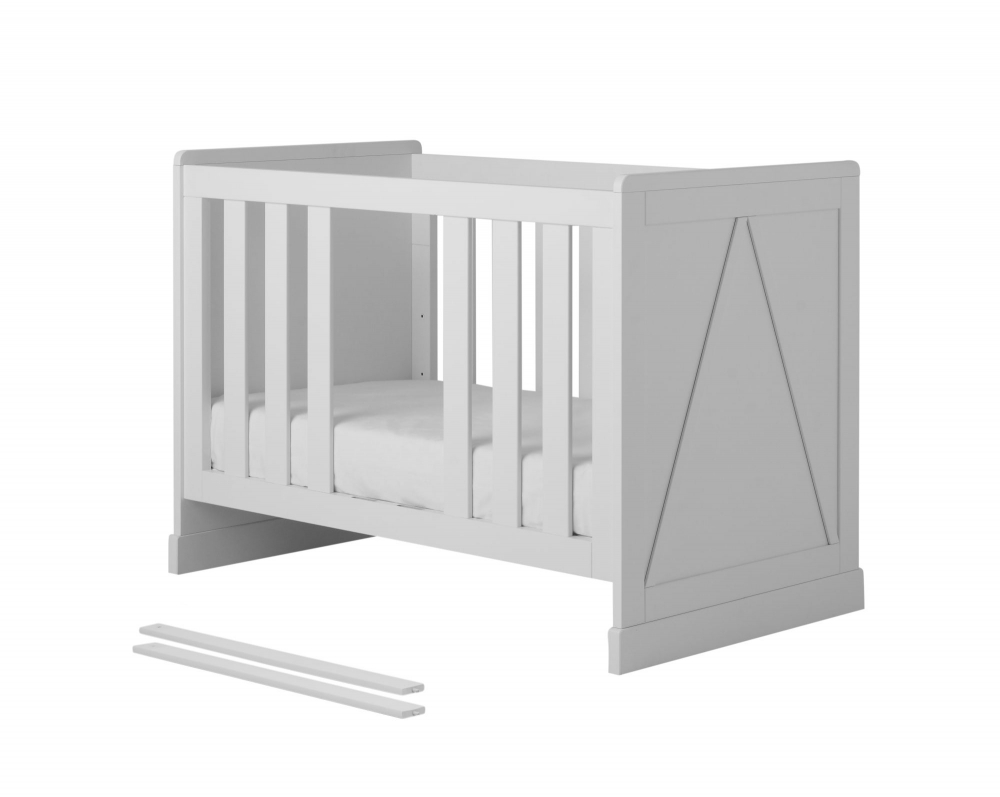 Patut bebe fix pinio marie 120x60 cm mdf alb