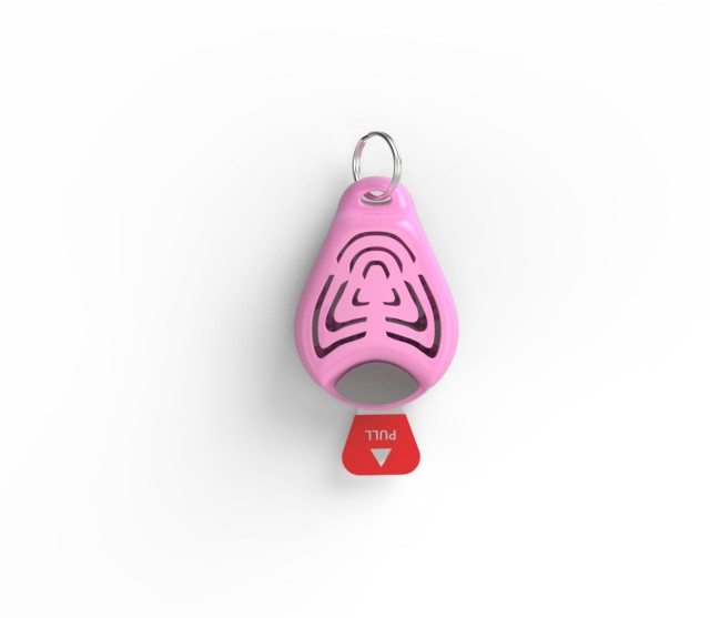Repelent ultrasonic anticapuse pentru copii culoare roz