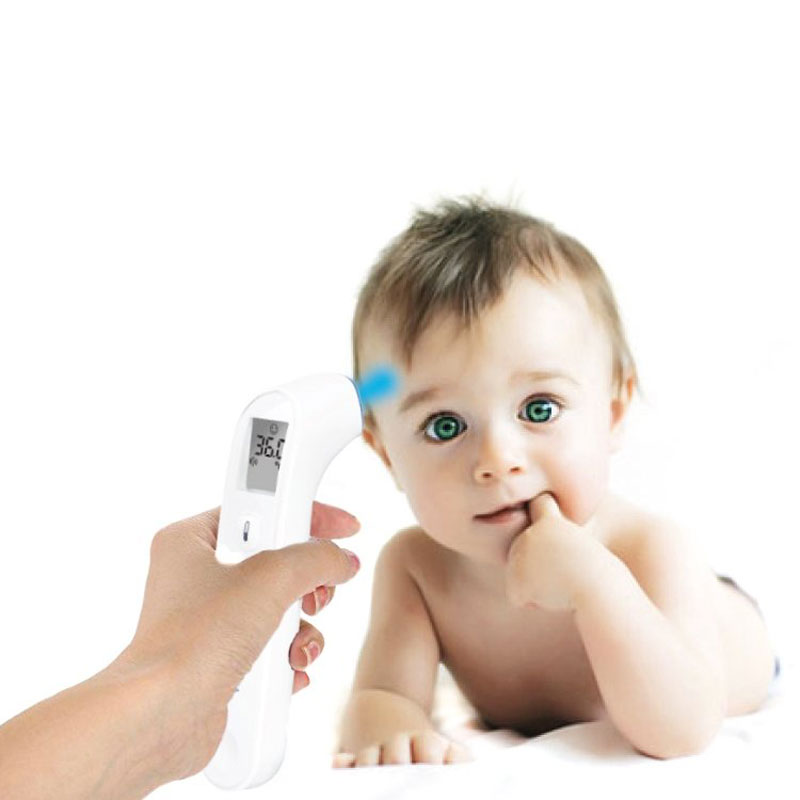 Termometru non-contact Vitammy Spot tehnologie infrarosu pentru frunte copii imagine 2022 protejamcopilaria.ro