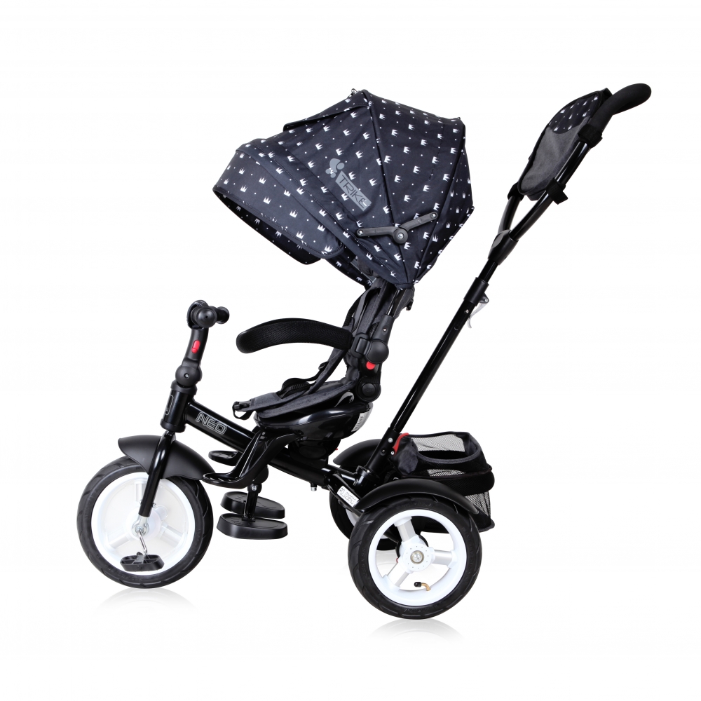 Tricicleta 4 in 1 neo air black crowns