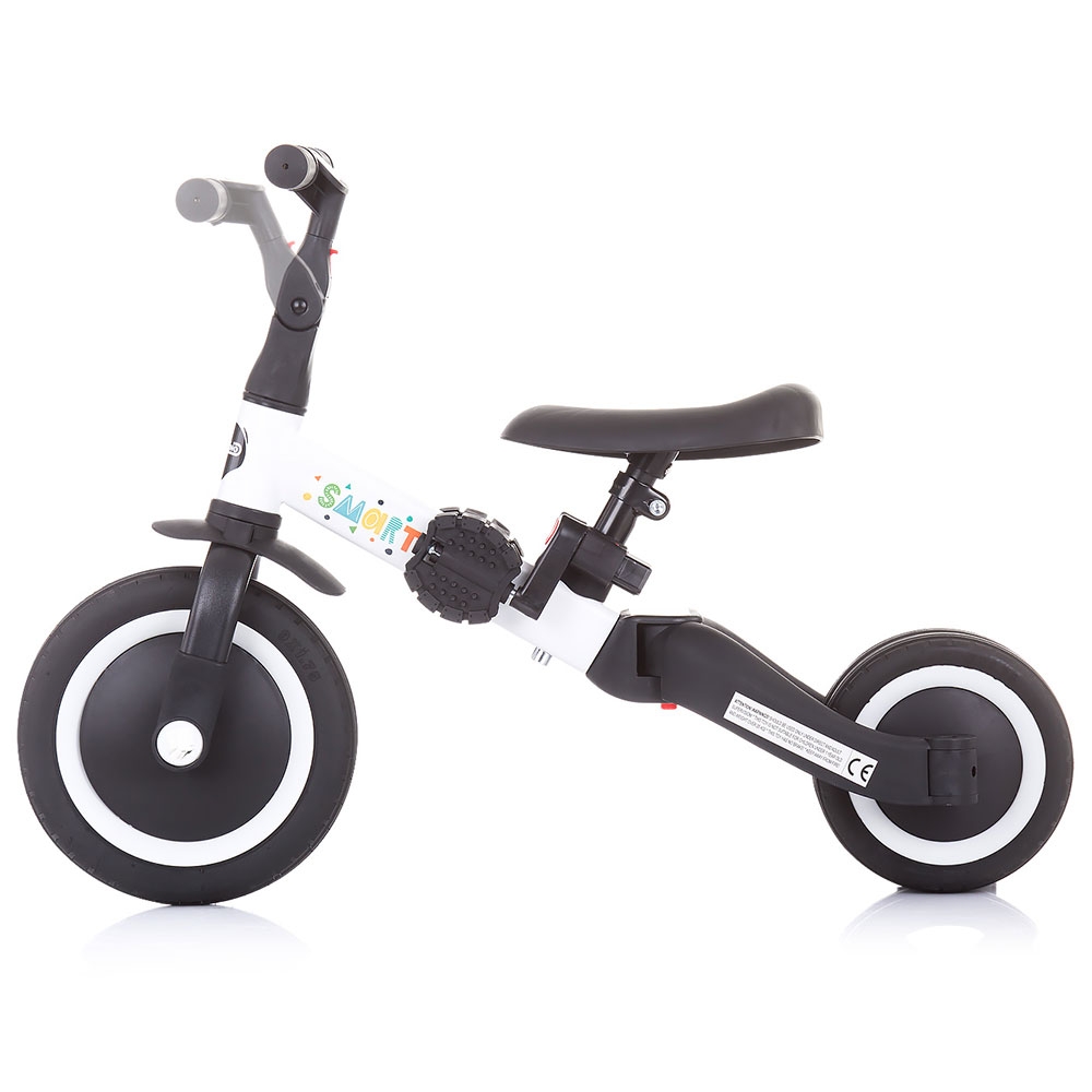 Tricicleta si bicicleta Chipolino Smarty 2 in 1 white - 2 | YEO