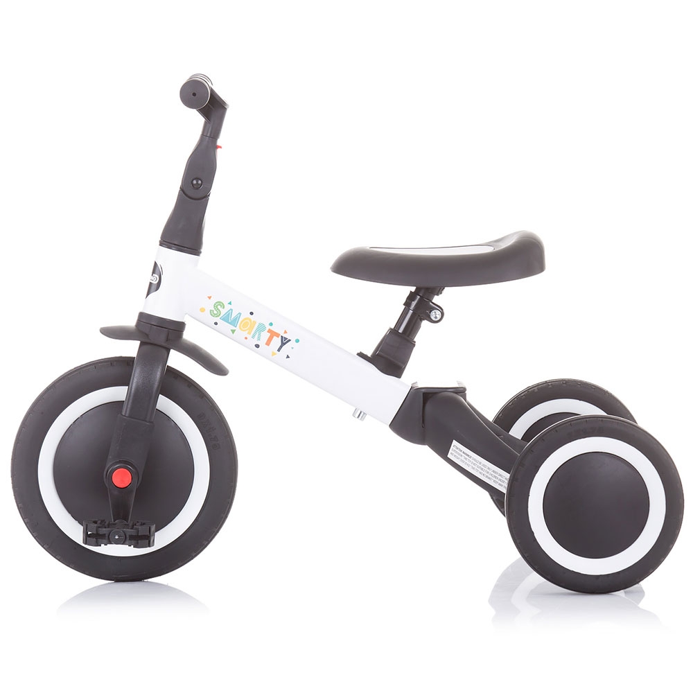 Tricicleta si bicicleta Chipolino Smarty 2 in 1 white - 3 | YEO