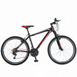 Bicicleta Mtb-Ht 26 Velors Double V2671A cadru aluminiu negru/rosu