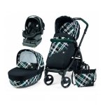 Carucior 3 in 1 Book 51 Modular i-Size baza i-size inclusa Peg Perego Tartan