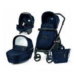 Carucior 3 in 1 Peg Perego Book 51 Black and Gold Rock Navy