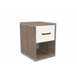Casetiera copii terra cu un sertar si insert White Flexa Classic