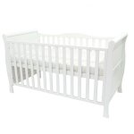 Patut lemn masiv de fag transformabil junior 140x70 cm Andrew Exclusive white