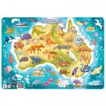 Puzzle cu rama Australia 53 piese