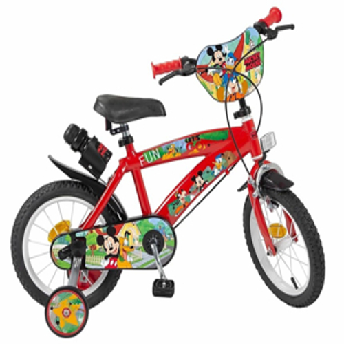 Bicicleta pentru copii Mickey Mouse Club House 14 inch Bicicleta imagine 2022 protejamcopilaria.ro