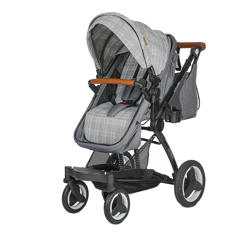 Carucior transformabil 3 in 1 Coccolle Ambra Urban Grey - 4