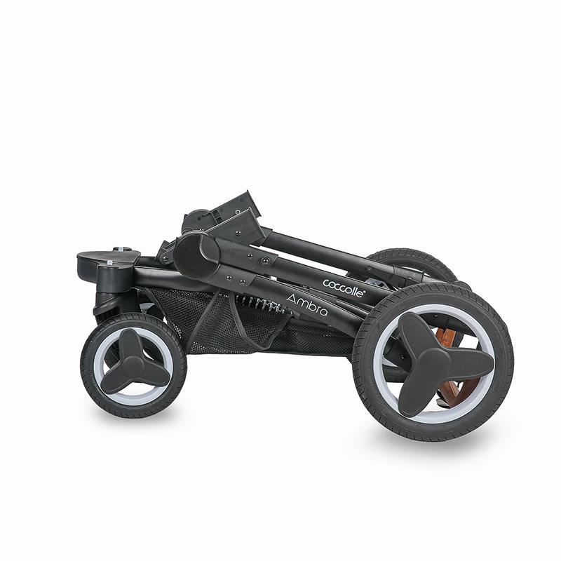 Carucior transformabil 3 in 1 Coccolle Ambra Urban Grey - 5