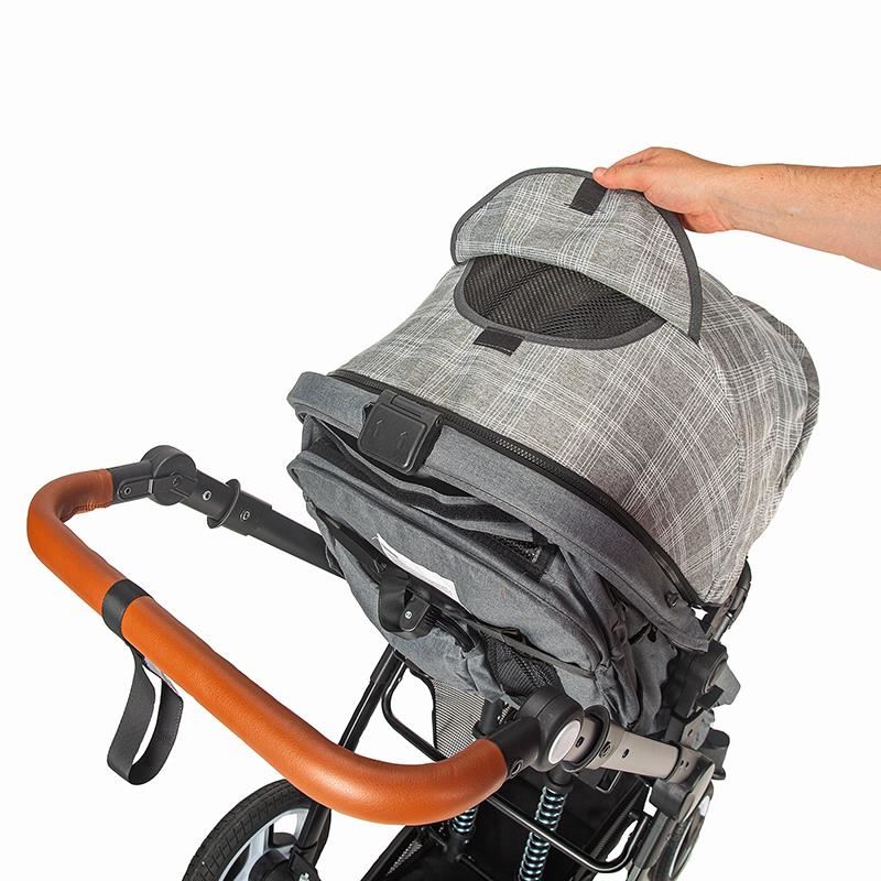 Carucior transformabil 3 in 1 Coccolle Ambra Urban Grey - 10