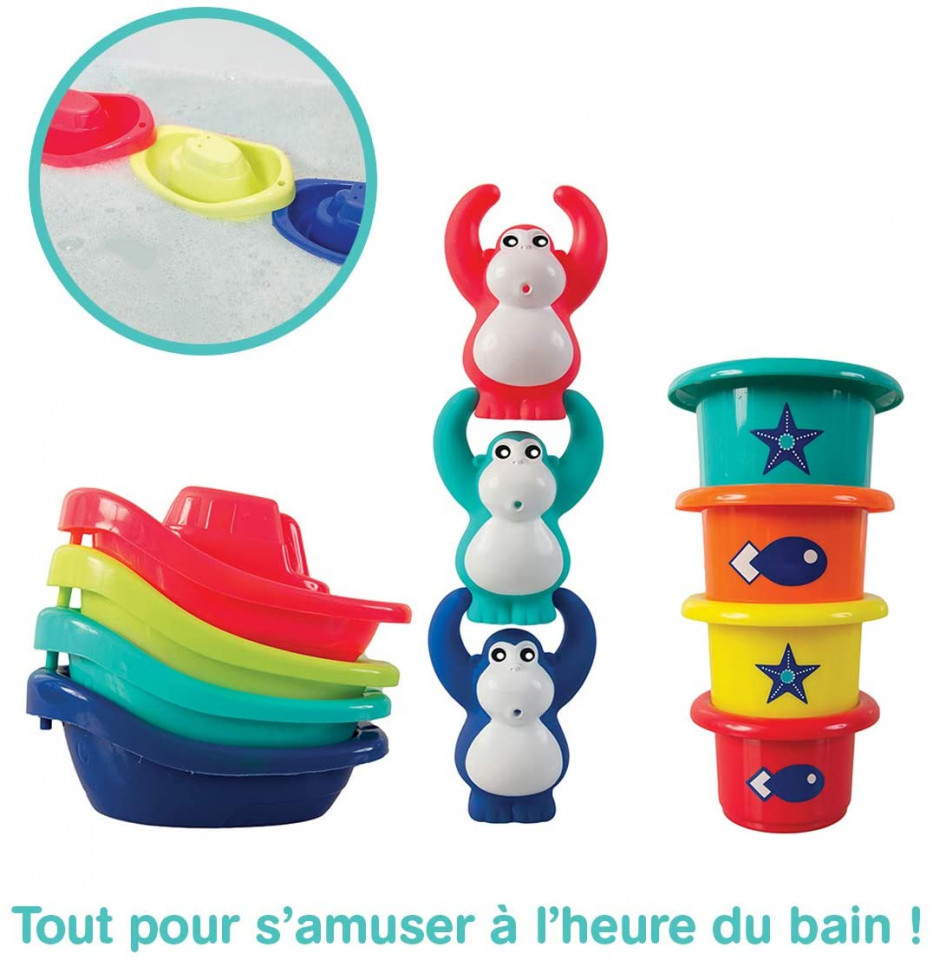 Jucarie de baie Ludi Mini Monkeys