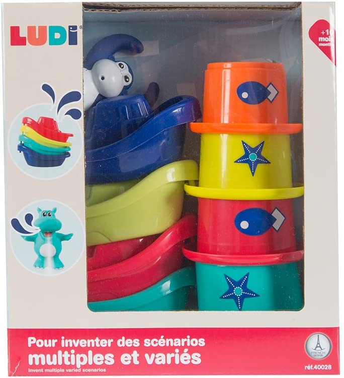 Jucarie de baie Ludi Mini Monkeys - 3 | YEO