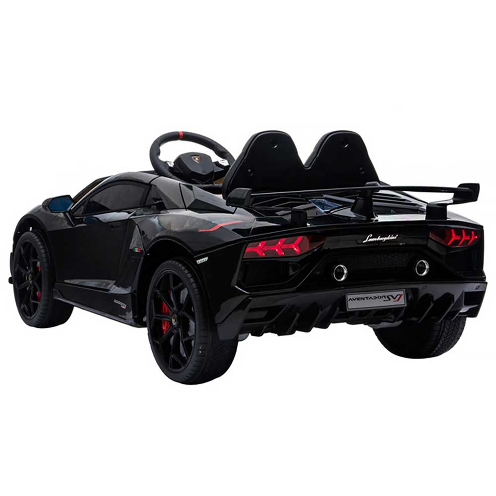 Masinuta electrica Chipolino Lamborghini Aventador SVJ black cu roti EVA - 4