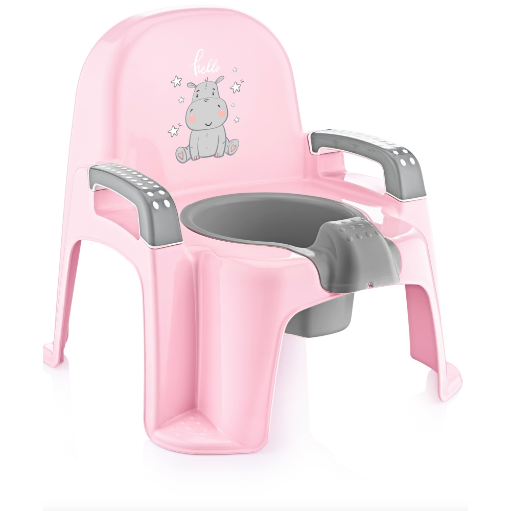 Olita scaunel pentru copii BabyJem Hippo pink BabyJem imagine noua responsabilitatesociala.ro