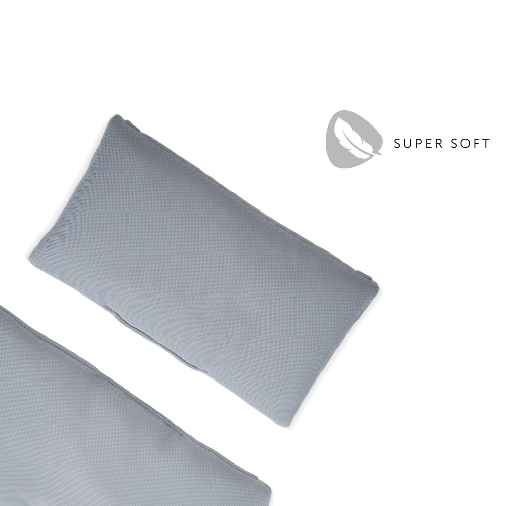 Pernita deluxe pentru scaunele de masa stretch grey