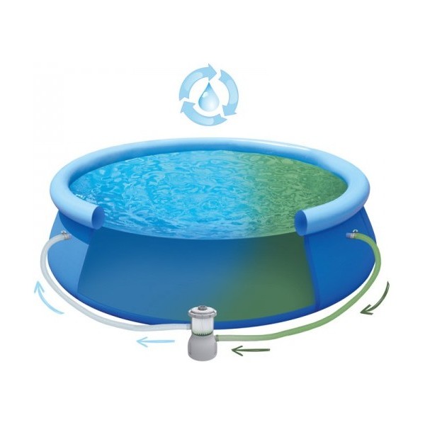 Piscina rotunda cu cadru metalic, filtru si pompa incluse 6125L 360x76 cm Avenli MP17799 - 1 | YEO