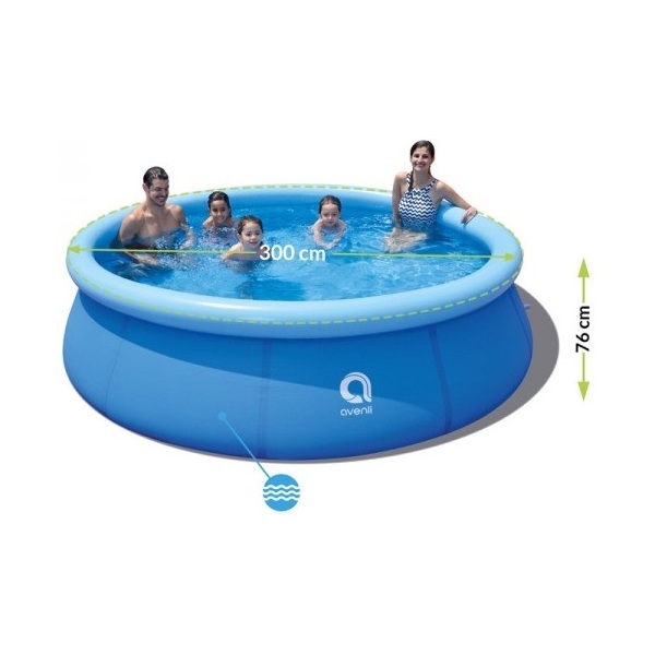 Piscina rotunda pentru gradina 3966L 300x76 cm Avenli MP17793 - 1 | YEO