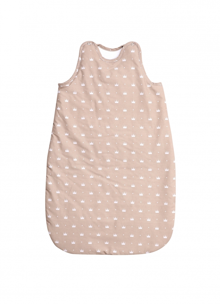 Sac de dormit de primavaravara 85 cm bumbac ranforce Clouds Latte