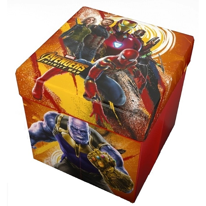 Taburet pliabil cu spatiu de depozitare avengers star