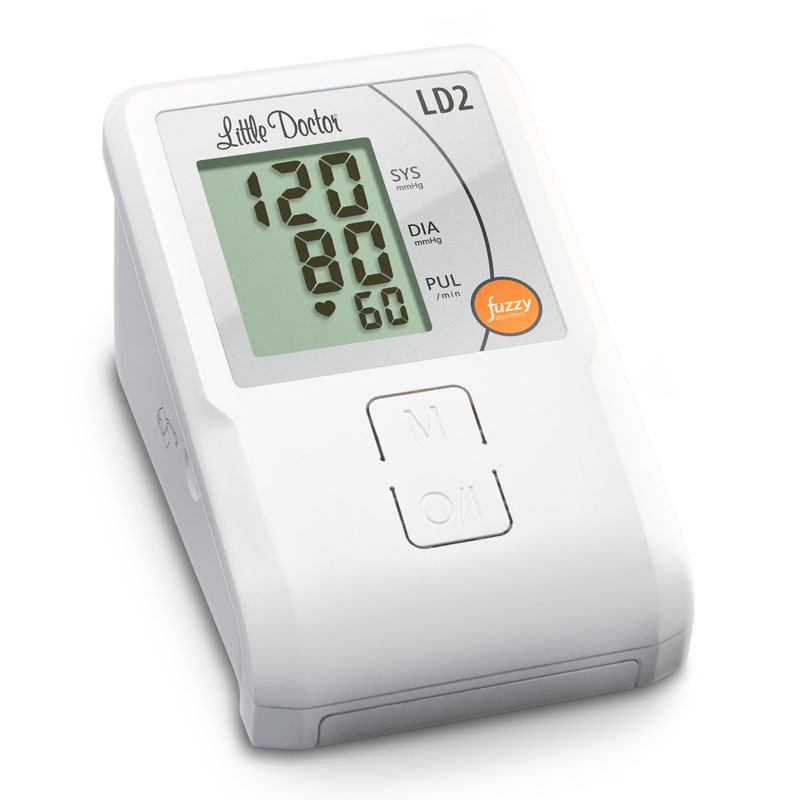 Tensiometru de brat Little Doctor LD2 semiautomat afisaj LCD memorare 90 de valori alb - 1 | YEO