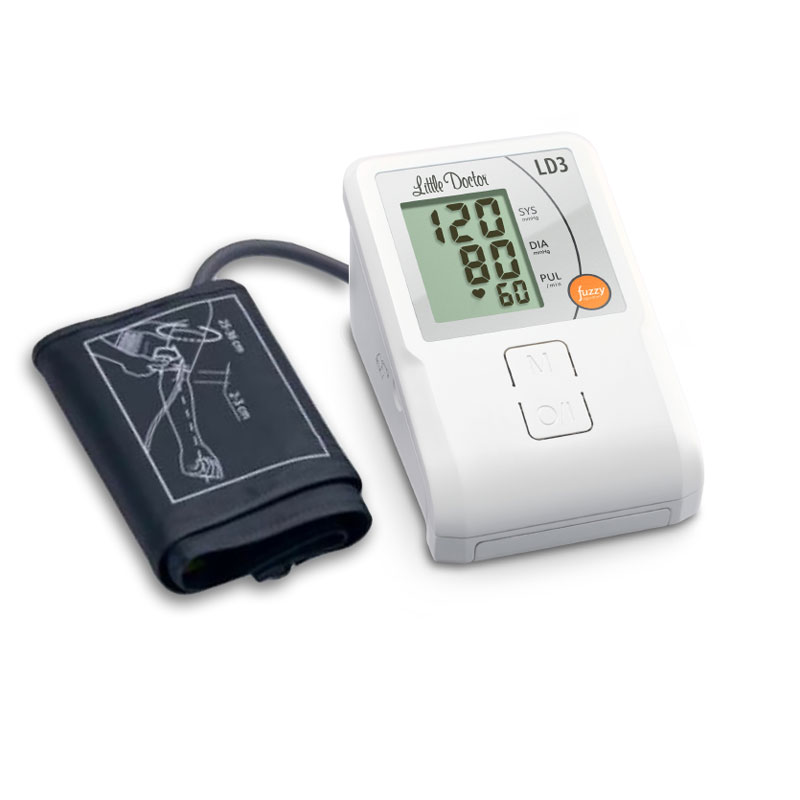 Tensiometru electronic de brat Little Doctor LD3 afisaj LCD memorare 90 de valori alb - 2 | YEO