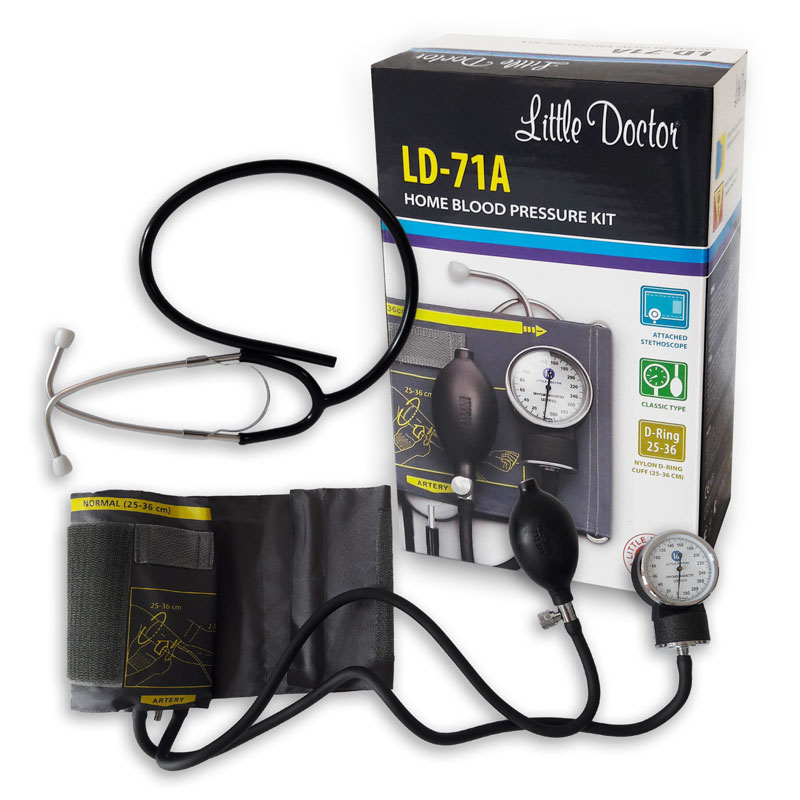 Tensiometru mecanic Little Doctor LD 71A profesional stetoscop atasat - 1 | YEO