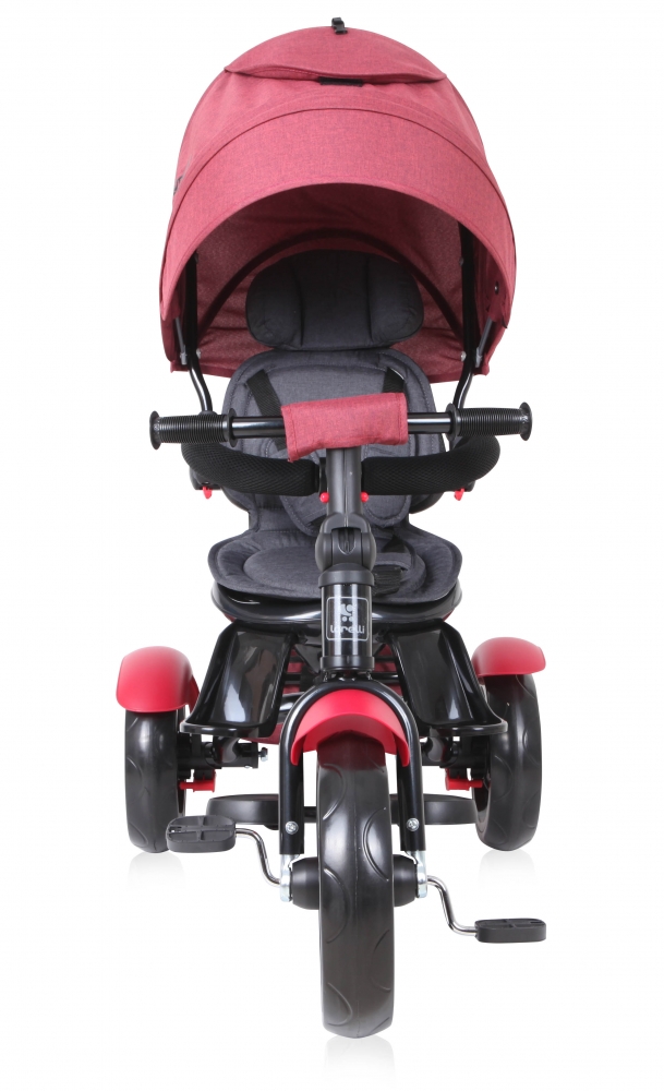 Tricicleta multifunctionala 4 in 1 neo red black luxe