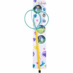 Bat cu inele pentru baloane de sapun Ring Pro Multi Butterfly 40 cm Tuban